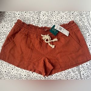 Roxy linen shorts